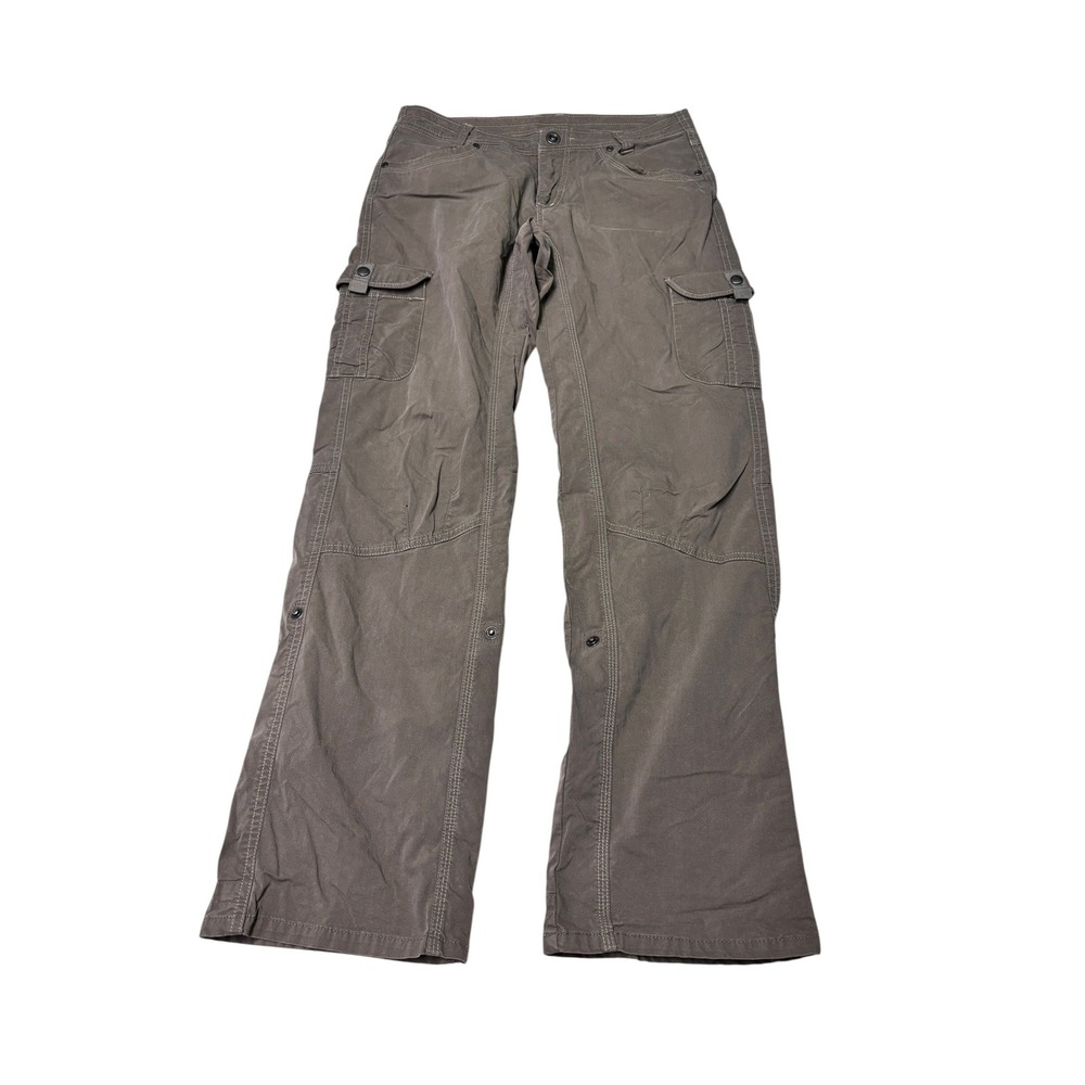 Kuhl Brown Cargo Pants Womens 6 W32 L31 Reg Hiking Outdoor Utility